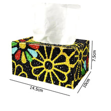 Load image into Gallery viewer, 5D DIY Diamond Painting Square Tissue Box Kit Handmade Tissue Dispenser