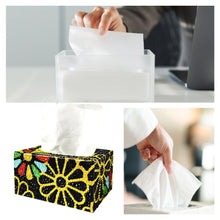Load image into Gallery viewer, 5D DIY Diamond Painting Square Tissue Box Kit Handmade Tissue Dispenser