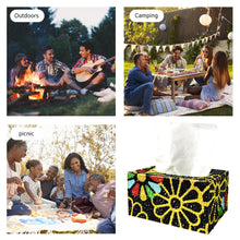 Load image into Gallery viewer, 5D DIY Diamond Painting Square Tissue Box Kit Handmade Tissue Dispenser