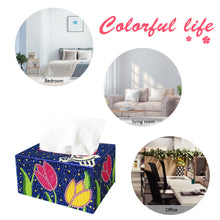 Load image into Gallery viewer, 5D DIY Diamond Painting Square Tissue Box Kit Handmade Tissue Dispenser