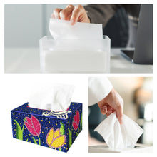 Load image into Gallery viewer, 5D DIY Diamond Painting Square Tissue Box Kit Handmade Tissue Dispenser