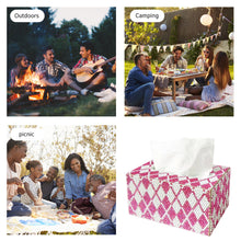 Load image into Gallery viewer, 5D DIY Diamond Painting Square Tissue Box Kit Handmade Art Tissue Dispenser