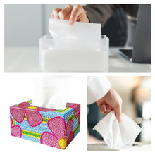 Load image into Gallery viewer, 5D DIY Diamond Painting Square Tissue Box Kit Handmade Tissue Dispenser