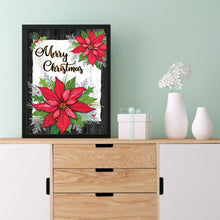 Load image into Gallery viewer, Diamond Painting - Full Round - Merry christmas red flower (30*40CM)