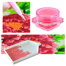 Load image into Gallery viewer, Diamond Painting Kit Glue Clay with Box Point Drill Beads Pen Mud Pink