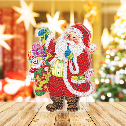 DIY Diamond Painting Light Christmas Tree Snowman Nightlight Lamp