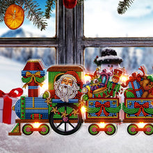 Load image into Gallery viewer, DIY Diamond Painting Light Christmas Tree Snowman Nightlight Lamp