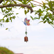 Load image into Gallery viewer, 5D Butterfly Diamond Painting Wind Chime Pendant Mosaic Kit Decor