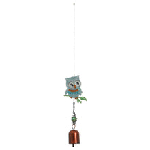 Load image into Gallery viewer, 5D Owl Diamond Painting Wind Chime Pendant Mosaic Kit Home Decor