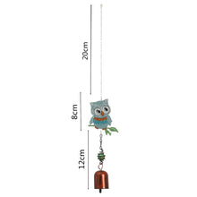 Load image into Gallery viewer, 5D Owl Diamond Painting Wind Chime Pendant Mosaic Kit Home Decor