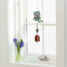 Load image into Gallery viewer, 5D Owl Diamond Painting Wind Chime Pendant Mosaic Kit Home Decor