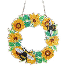 Load image into Gallery viewer, 30x30cm 5D DIY Diamond Painting Art Wreath Kit Hanging Craft Home Decor