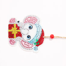 Load image into Gallery viewer, Double-side 5D Diamond Painting DIY Hanging Christmas Trees Pendant