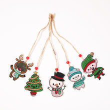 Load image into Gallery viewer, Double-side 5D Diamond Painting DIY Hanging Christmas Trees Pendant