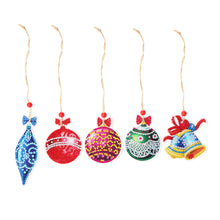 Load image into Gallery viewer, Double-side 5D Diamond Painting DIY Hanging Christmas Trees Pendant