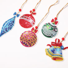 Load image into Gallery viewer, Double-side 5D Diamond Painting DIY Hanging Christmas Trees Pendant