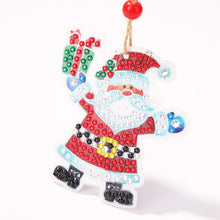 Load image into Gallery viewer, Double-side 5D Diamond Painting DIY Hanging Christmas Trees Pendant