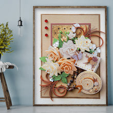 Load image into Gallery viewer, Diamond Painting - Partial Special Shaped - Quilling paper painting (30*40cm)