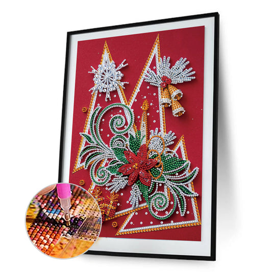 Diamond Painting - Partial Special Shaped - Christmas decoration (30*40cm)