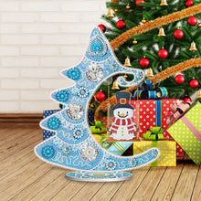 Load image into Gallery viewer, Special Shaped Diamond Painting Christmas Desktop Ornament Craft Snowman