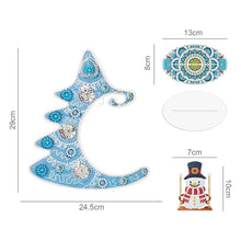 Load image into Gallery viewer, Special Shaped Diamond Painting Christmas Desktop Ornament Craft Snowman