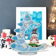 Load image into Gallery viewer, Special Shaped Diamond Painting Christmas Desktop Ornament Craft Snowman