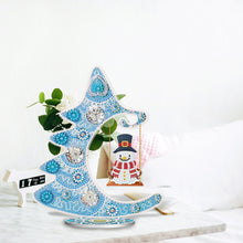 Load image into Gallery viewer, Special Shaped Diamond Painting Christmas Desktop Ornament Craft