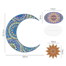 Load image into Gallery viewer, Special Shaped Diamond Painting Christmas Desktop Ornament Sun Moon