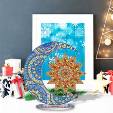 Load image into Gallery viewer, Special Shaped Diamond Painting Christmas Desktop Ornament Sun Moon