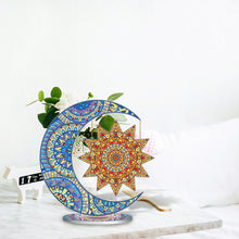 Load image into Gallery viewer, Special Shaped Diamond Painting Christmas Desktop Ornament Sun Moon