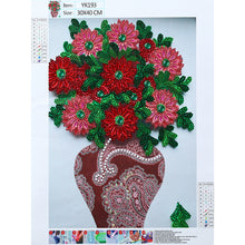 Load image into Gallery viewer, Diamond Painting - Partial Special Shaped - Paper Quilling painting flowers (30*40CM)