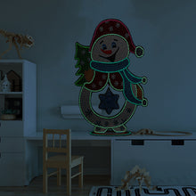 Load image into Gallery viewer, Luminous Crystal Christmas Snowman Diamond Painting Ornaments Kit
