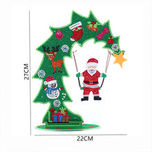 Load image into Gallery viewer, Luminous Crystal Santa Claus DIY Diamond Painting Ornaments Kit
