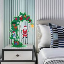 Load image into Gallery viewer, Luminous Crystal Santa Claus DIY Diamond Painting Ornaments Kit