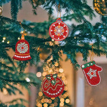 Load image into Gallery viewer, 8pcs Christmas Tree Pendant Kit DIY Full Special Shaped Diamond Painting
