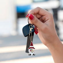 Load image into Gallery viewer, 5pcs DIY Gnomes Full Special Shaped Diamond Painting Keychain Kit