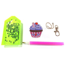 Load image into Gallery viewer, 5pcs DIY Ice Cream Full Special Shaped Diamond Painting Keychain