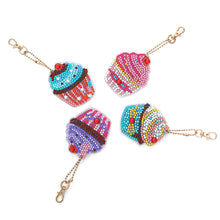 Load image into Gallery viewer, 5pcs DIY Ice Cream Full Special Shaped Diamond Painting Keychain