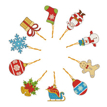 Load image into Gallery viewer, DIY Diamond Special Shape One-sided Hanging Christmas Ornament Prop