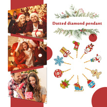 Load image into Gallery viewer, DIY Diamond Special Shape One-sided Hanging Christmas Ornament Prop