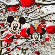 Load image into Gallery viewer, DIY 5D Diamond Special Shaped Hanging Mouse Pendant Christmas Ornament