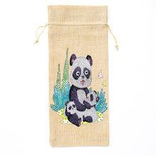 Load image into Gallery viewer, Diamond Painting Wine Bag 5D DIY Mosaic Special Drill Bottle Bag