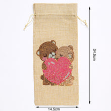 Load image into Gallery viewer, Diamond Painting Wine Bag 5D DIY Mosaic Special Drill Bottle Bag