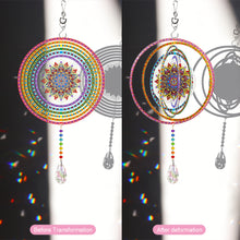 Load image into Gallery viewer, DIY Diamond Painting Double-sided Hanging Rotatable Crystal Wind Chime