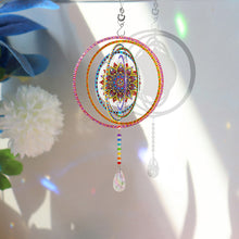 Load image into Gallery viewer, DIY Diamond Painting Double-sided Hanging Rotatable Wind Chime