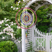 Load image into Gallery viewer, DIY Diamond Painting Double-sided Hanging Rotatable Crystal Wind Chime