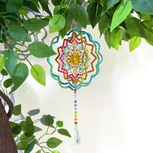 Load image into Gallery viewer, DIY Diamond Painting Double-sided Hanging Rotatable Crystal Wind Chime