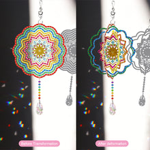 Load image into Gallery viewer, DIY Diamond Painting Double-sided Hanging Rotatable Crystal Wind Chime