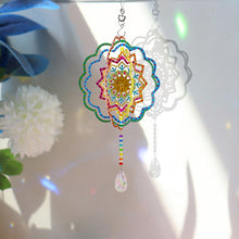 Load image into Gallery viewer, DIY Diamond Painting Double-sided Hanging Rotatable Crystal Wind Chime