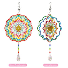 Load image into Gallery viewer, DIY Diamond Painting Double-sided Hanging Rotatable Crystal Wind Chime